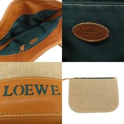 LOEWE Tote Bag Canvas/Leather Women's