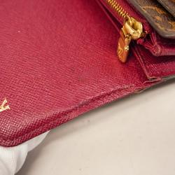 Louis Vuitton Long Wallet Monogram Portefeuille Sarah M62234 Brown Fuchsia Ladies