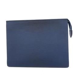 Louis Vuitton Clutch Bag Epi Poche Toilette 26 M41367 Indigo Blue Men's Women's