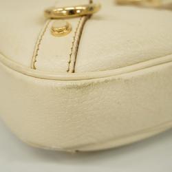 Gucci handbag Abby 130738 leather ivory champagne ladies