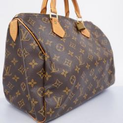 Louis Vuitton Handbag Monogram Speedy 30 M41108 Brown Ladies
