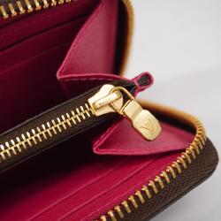 Louis Vuitton Long Wallet Monogram Portefeuille Clemence M42119 Hot Pink Ladies