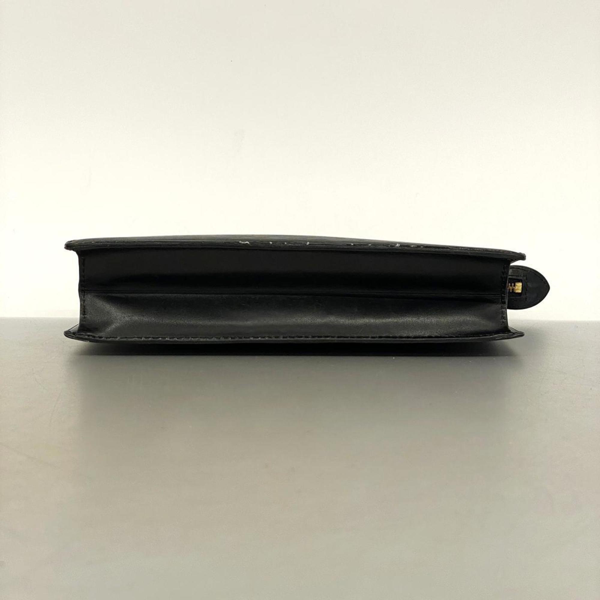 Louis Vuitton Clutch Bag Epi Pochette Homme M52522 Noir Men's Women's