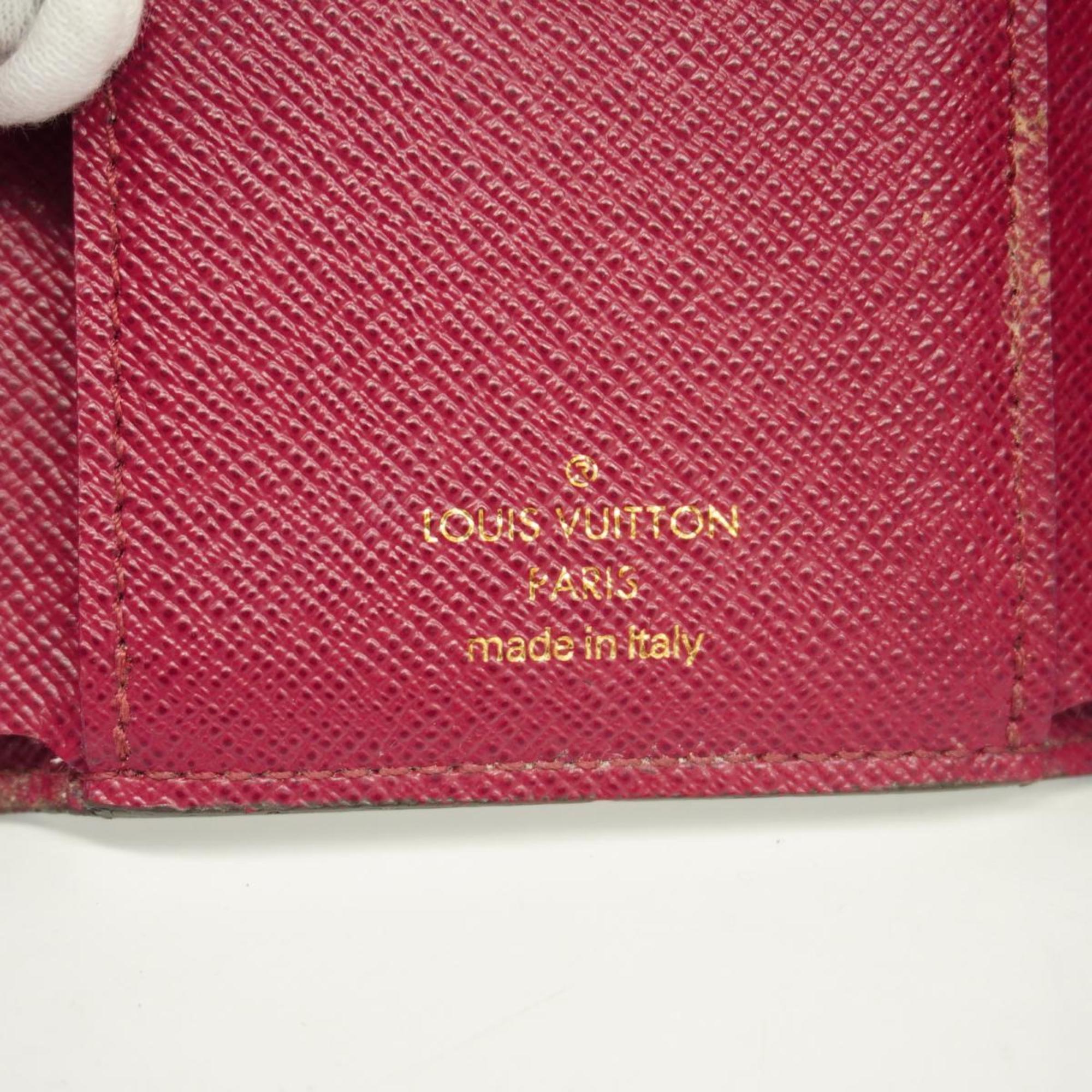 Louis Vuitton Tri-fold Wallet Monogram Portefeuille Victorine M41938 Fuchsia Women's