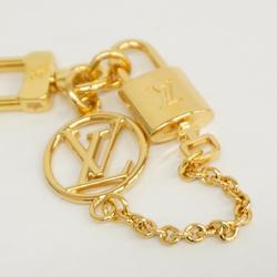 Louis Vuitton Keychain Micro Charm LV Padlock M01555 Gold Women's