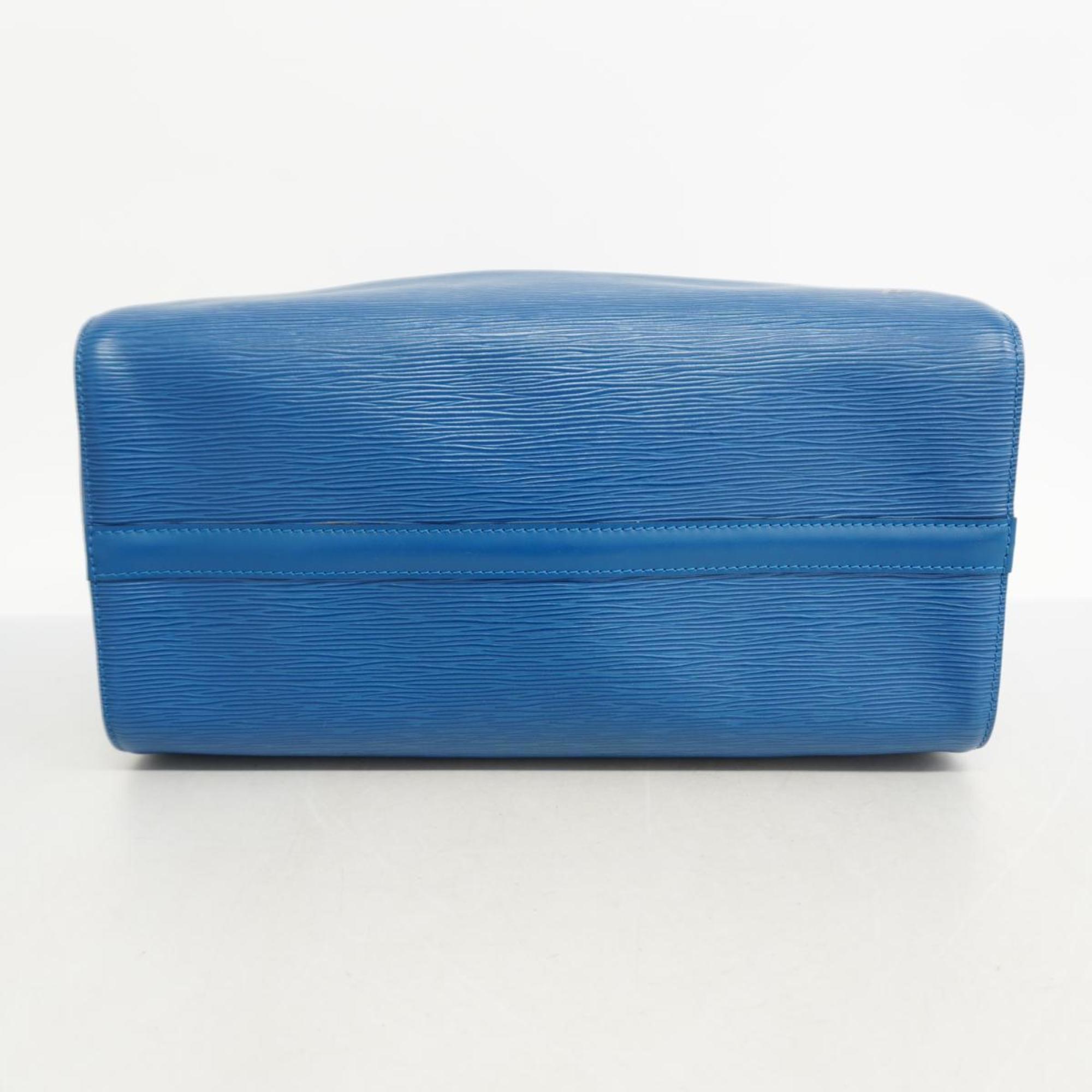 Louis Vuitton Handbag Epi Speedy 35 M42995 Toledo Blue Ladies