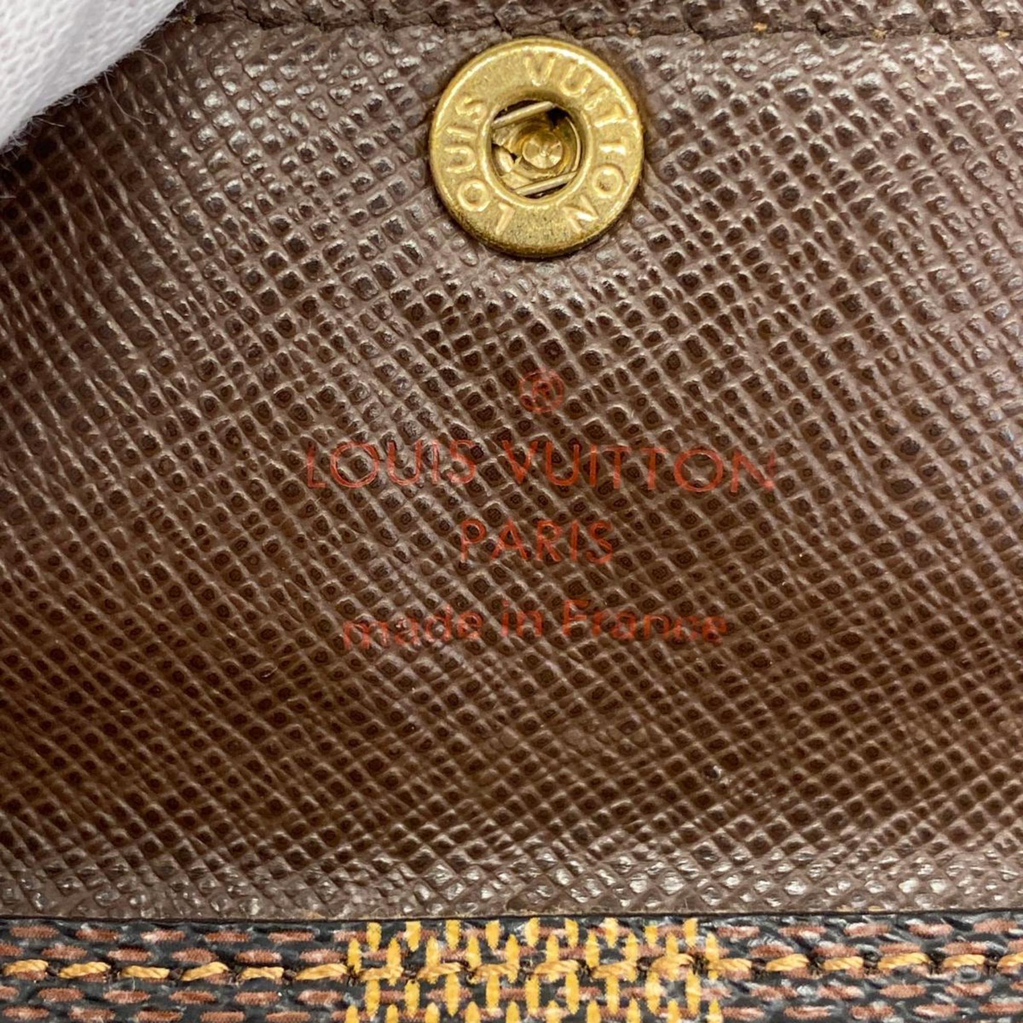 Louis Vuitton Wallet/Coin Case Damier Ludlow N62925 Ebene Men's/Women's