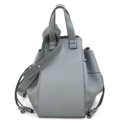 LOEWE Shoulder Bag Hammock Small Leather Grey Women's a0333