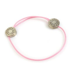 Hermes HERMES bracelet Serie metal cotton silver pink ladies e58756i
