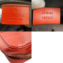 GUCCI Diamante Leather Shoulder Bag Orange Men's 201448 z1285