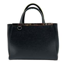 FENDI Handbag Shoulder Bag Toujour Leather Black Women's 8BH253-5PL z1440