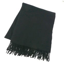 Christian Dior scarf wool cashmere black men women a0347