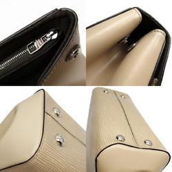 Louis Vuitton LOUIS VUITTON Handbag Shoulder Bag Epi Cluny MM Leather Beige Silver Women's w0422a