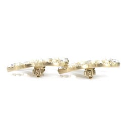 CHANEL Earrings Metal Rhinestone Bijou Gold Women's h30320f