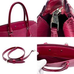 Louis Vuitton LOUIS VUITTON Handbag Shoulder Bag Epi Sufflo MM Leather Fuchsia Women's M94374 z1252