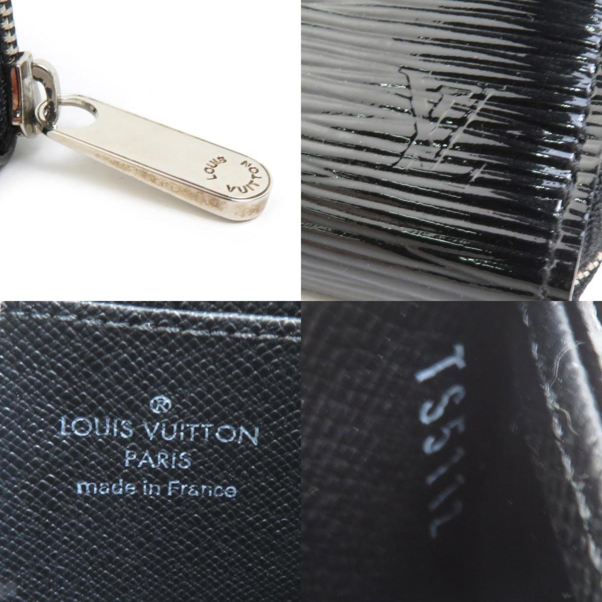 Louis Vuitton LOUIS VUITTON Wallets and coin cases Epi Electric Zippy Coin Purse Leather Noir Men's Women's M6015N h30319f