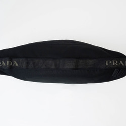 Prada Triangle Shoulder Bag 2VY007 Canvas Black Men's PRADA