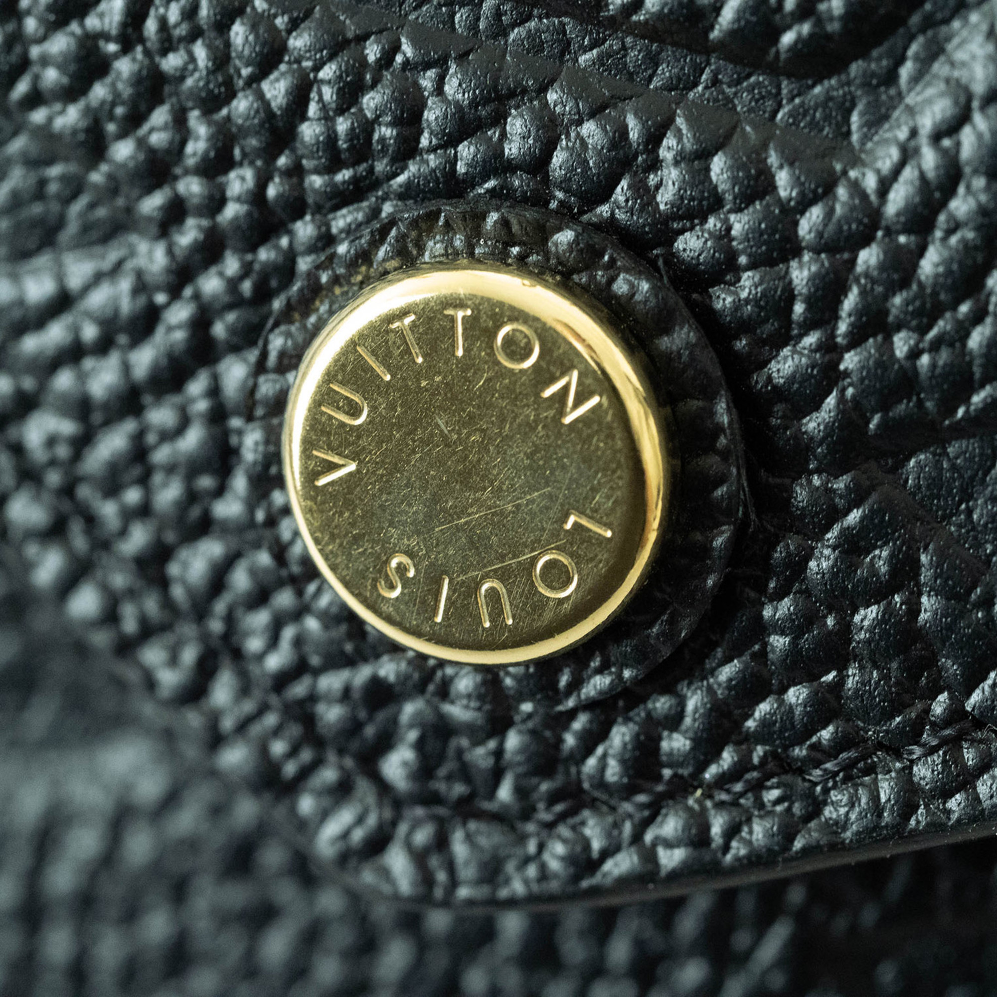 Louis Vuitton Portefeuille Zoe Empreinte Black M62935 Tri-fold Wallet for Women LOUIS VUITTON