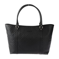 GUCCI Gucci Micro Guccissima Tote Bag 449647 Leather Black Handbag Shoulder