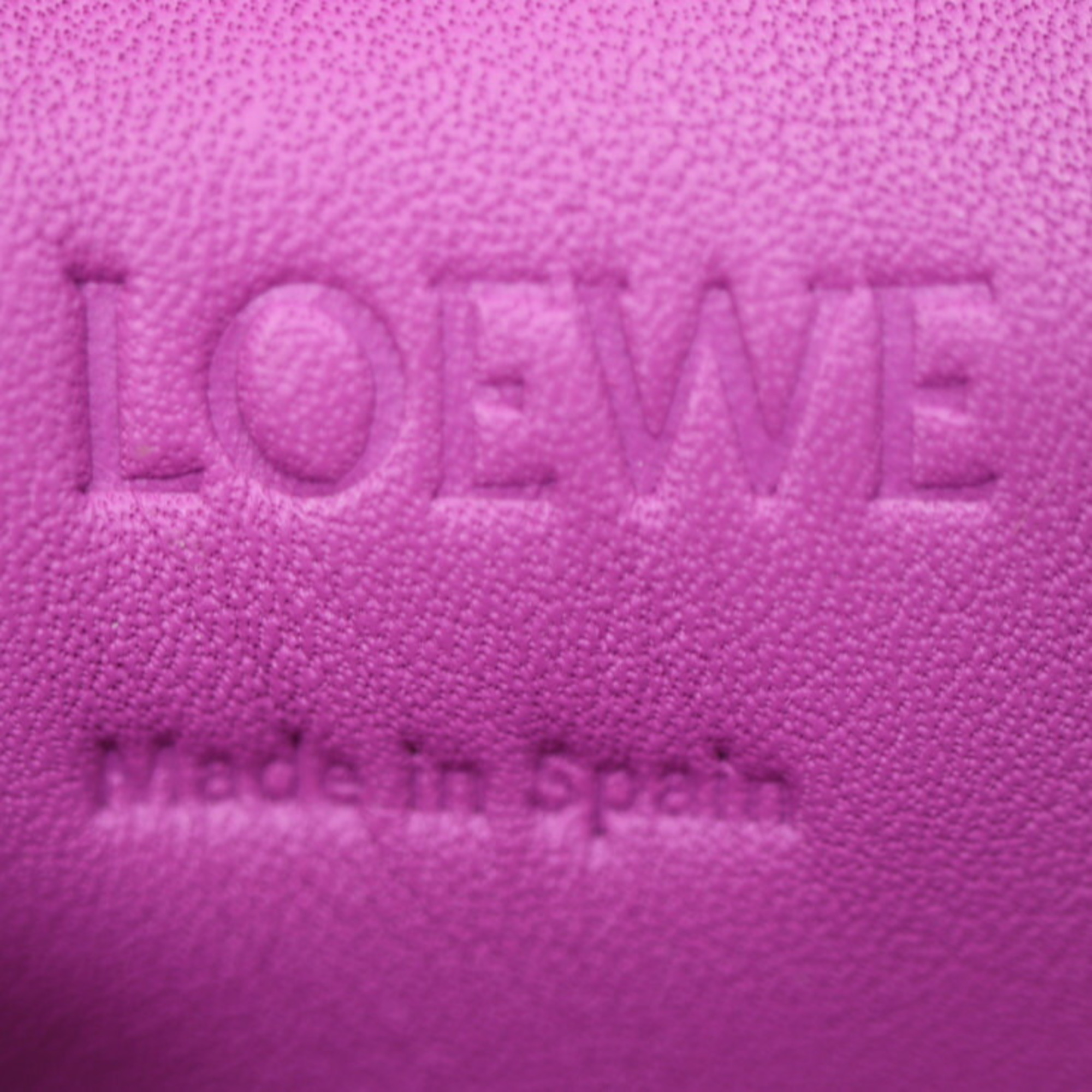 LOEWE Flamenco Pocket Shoulder Bag 11F10X01 Nappa Leather Purple Pochette