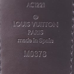 LOUIS VUITTON Louis Vuitton Santur LV Initial 40MM Belt M0378 Size 90 36 Damier Salt Canvas Blue