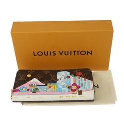 LOUIS VUITTON Louis Vuitton Zippy Wallet Vivienne Monogram Long M81630 Leather Brown Multicolor Round 2022 Holiday Season