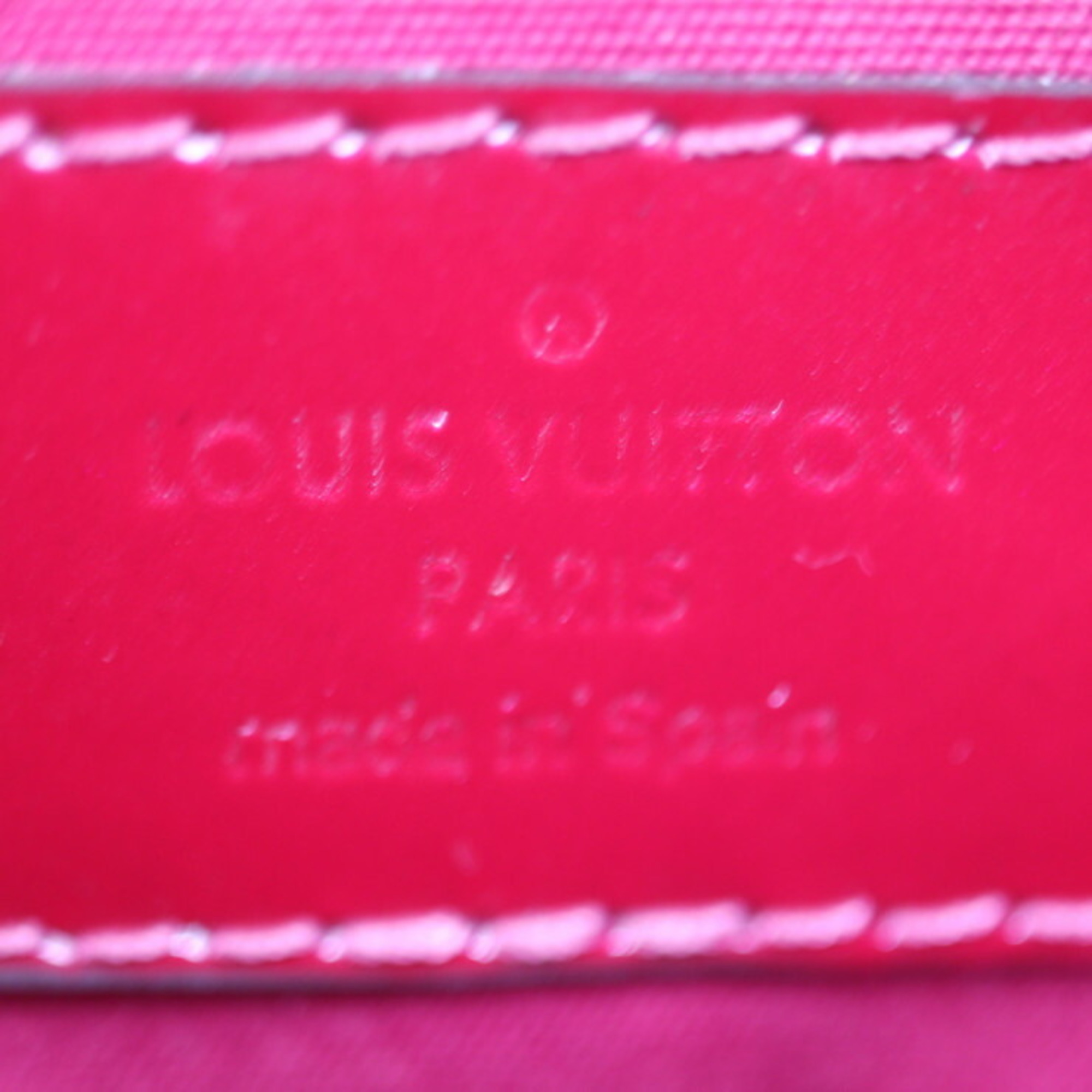 LOUIS VUITTON Louis Vuitton Montaigne BB Handbag M50172 Monogram Vernis Rose Indien Shoulder Bag