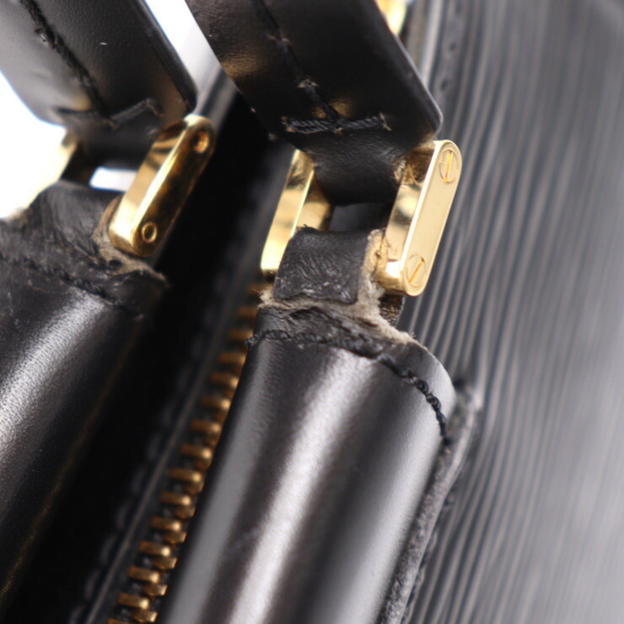 LOUIS VUITTON Louis Vuitton Figari MM Handbag M52002 Epi Leather Black