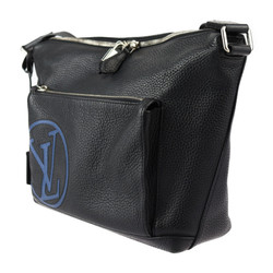 LOUIS VUITTON Louis Vuitton Armand PM Shoulder Bag M51696 Taurillon Leather Black Crossbody
