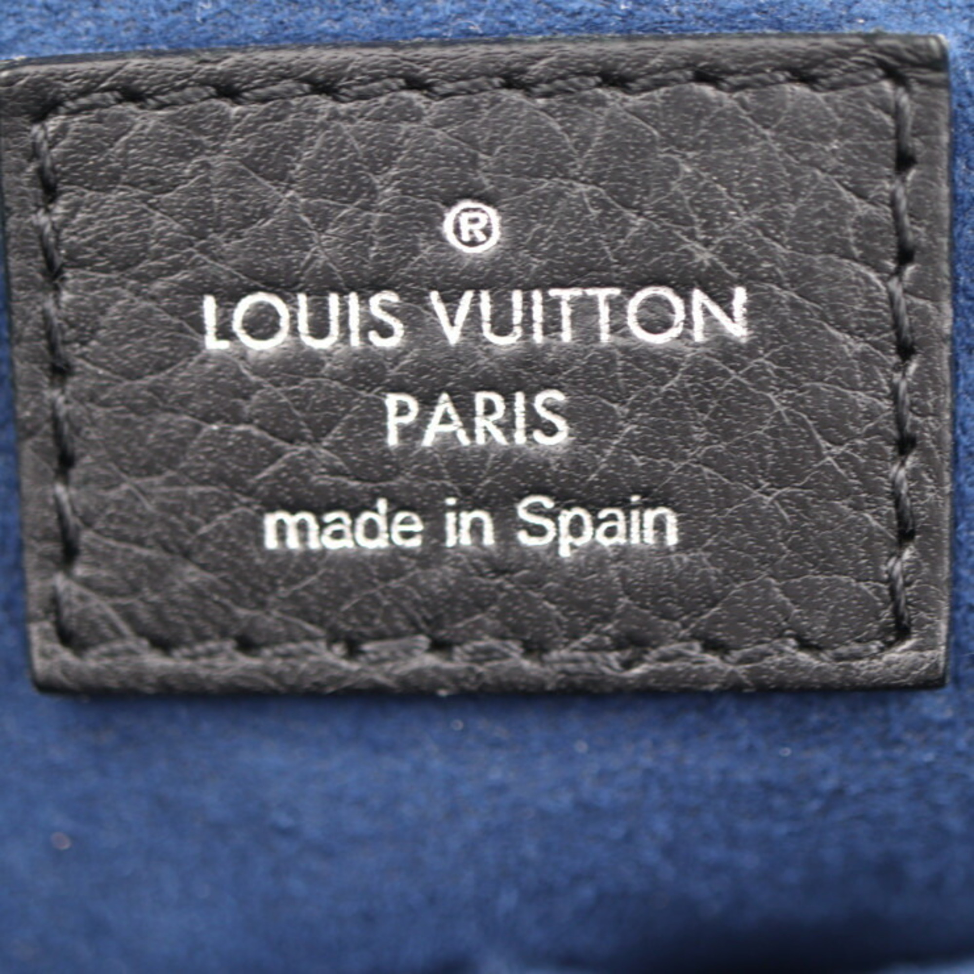 LOUIS VUITTON Louis Vuitton Armand PM Shoulder Bag M51696 Taurillon Leather Black Crossbody