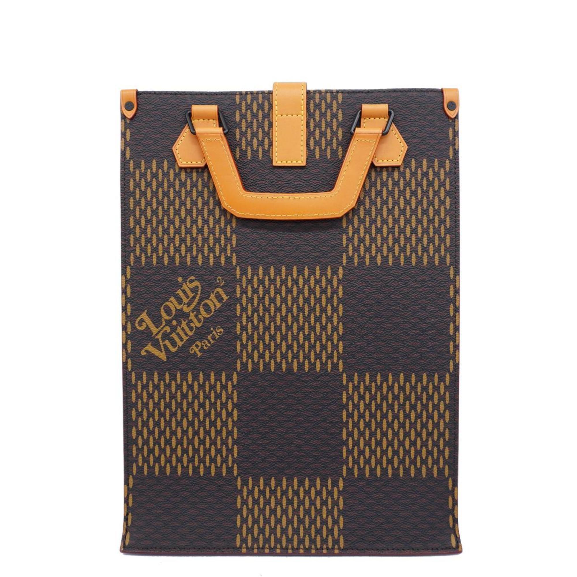 Louis Vuitton Handbag Monogram Damier Giant LV Squared Tote N40355 Brown Women's