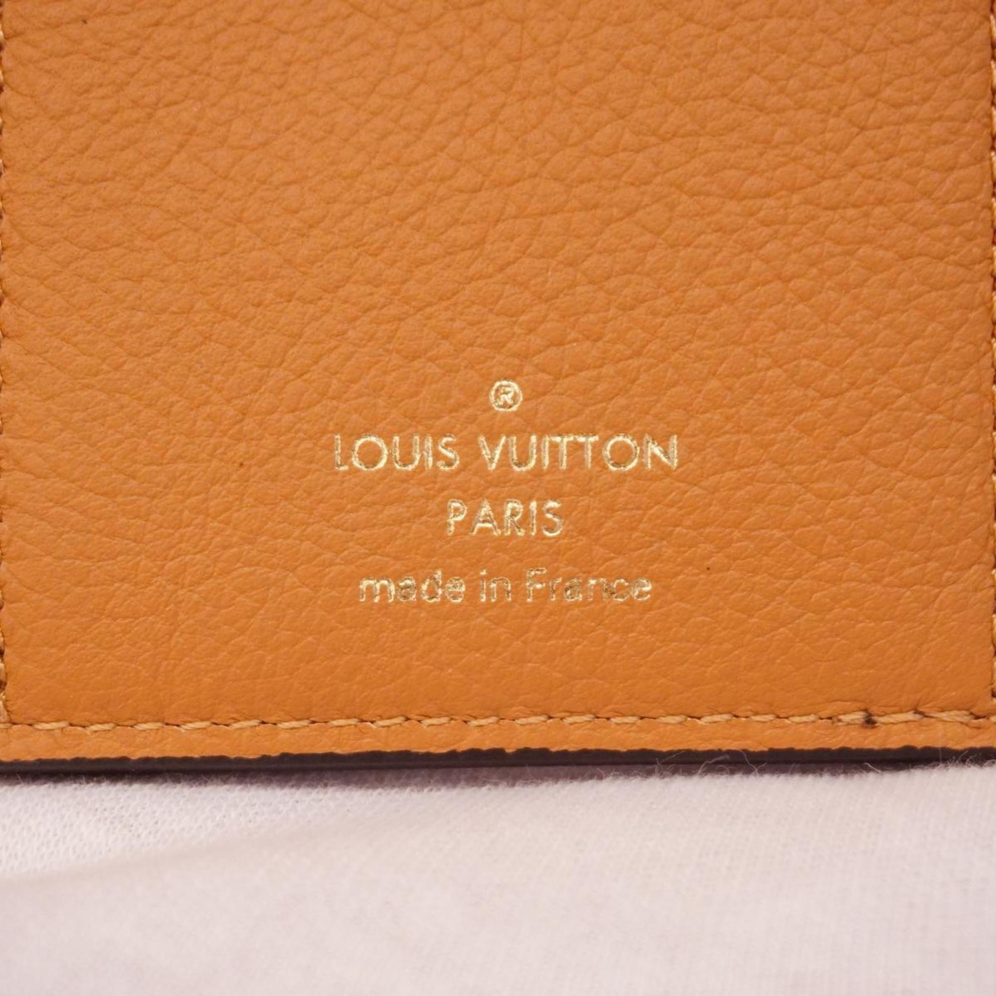Louis Vuitton Tri-fold Wallet Monogram Portefeuille Victorine M82640 Brown Noir Ladies