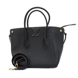 Louis Vuitton Handbag Taurillon Freedom M54843 Noir Ladies