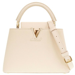 Louis Vuitton Capucines BB Snow Taurillon Leather M24545 Handbag LV 0751 LOUIS VUITTON