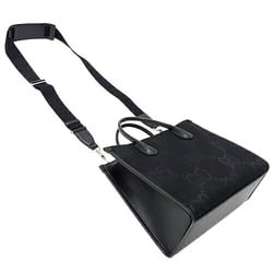 GUCCI Bags for Women Tote Handbags Shoulder 2way Jumbo GG Canvas Black 680956