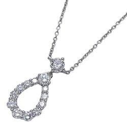 Harry Winston HARRY WINSTON Necklace for Women PT950 Diamond Loop Medium Platinum Polished