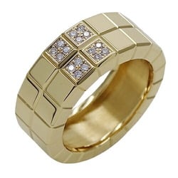 Chopard Ring for Women, 750YG Diamond Ice Cube, Yellow Gold, Size 10.5, 82/3790, Polished