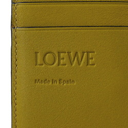 LOEWE Women's Wallet Tri-fold Anagram Leather Brown Compact