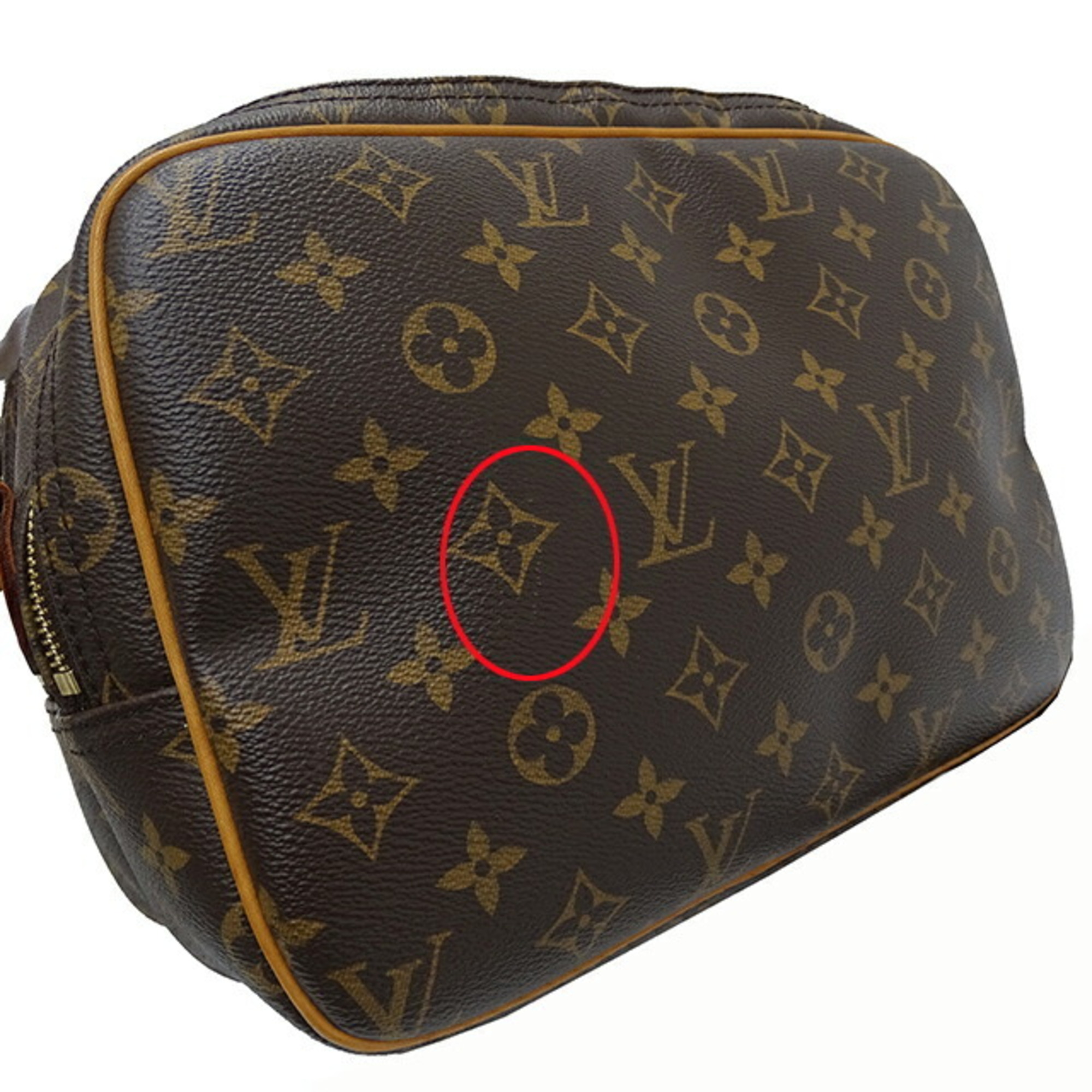 Louis Vuitton LOUIS VUITTON Bag Monogram Ladies Shoulder Reporter PM Brown M45254