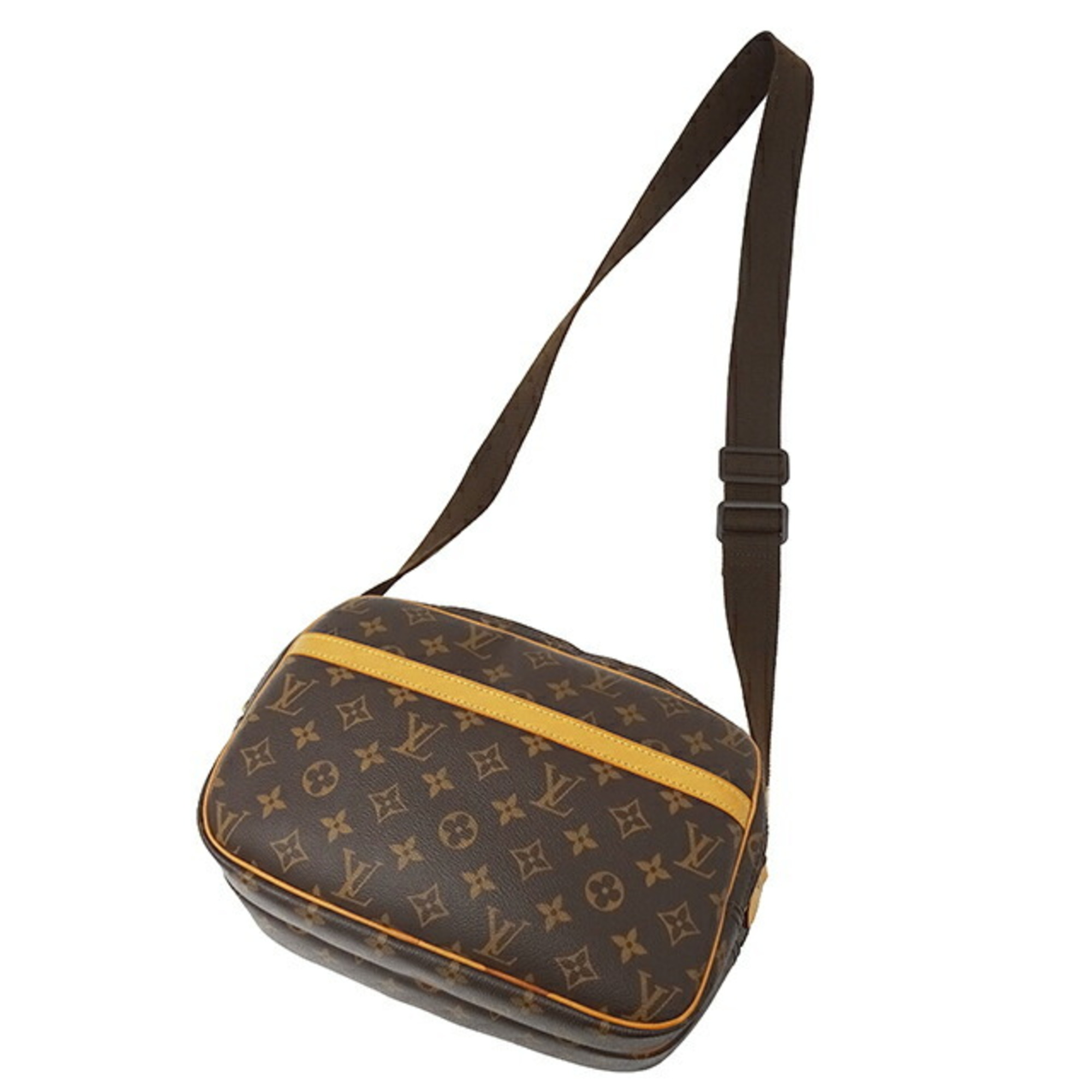 Louis Vuitton LOUIS VUITTON Bag Monogram Ladies Shoulder Reporter PM Brown M45254