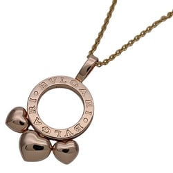 BVLGARI Necklace for Women, Heart, 750PG, Allegra, Valentine's Day 2005 Limited Edition, Pink Gold, Polished