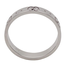 GUCCI Ring for Women and Men, 750WG ICON White Gold #15, Size 14.5, Polished