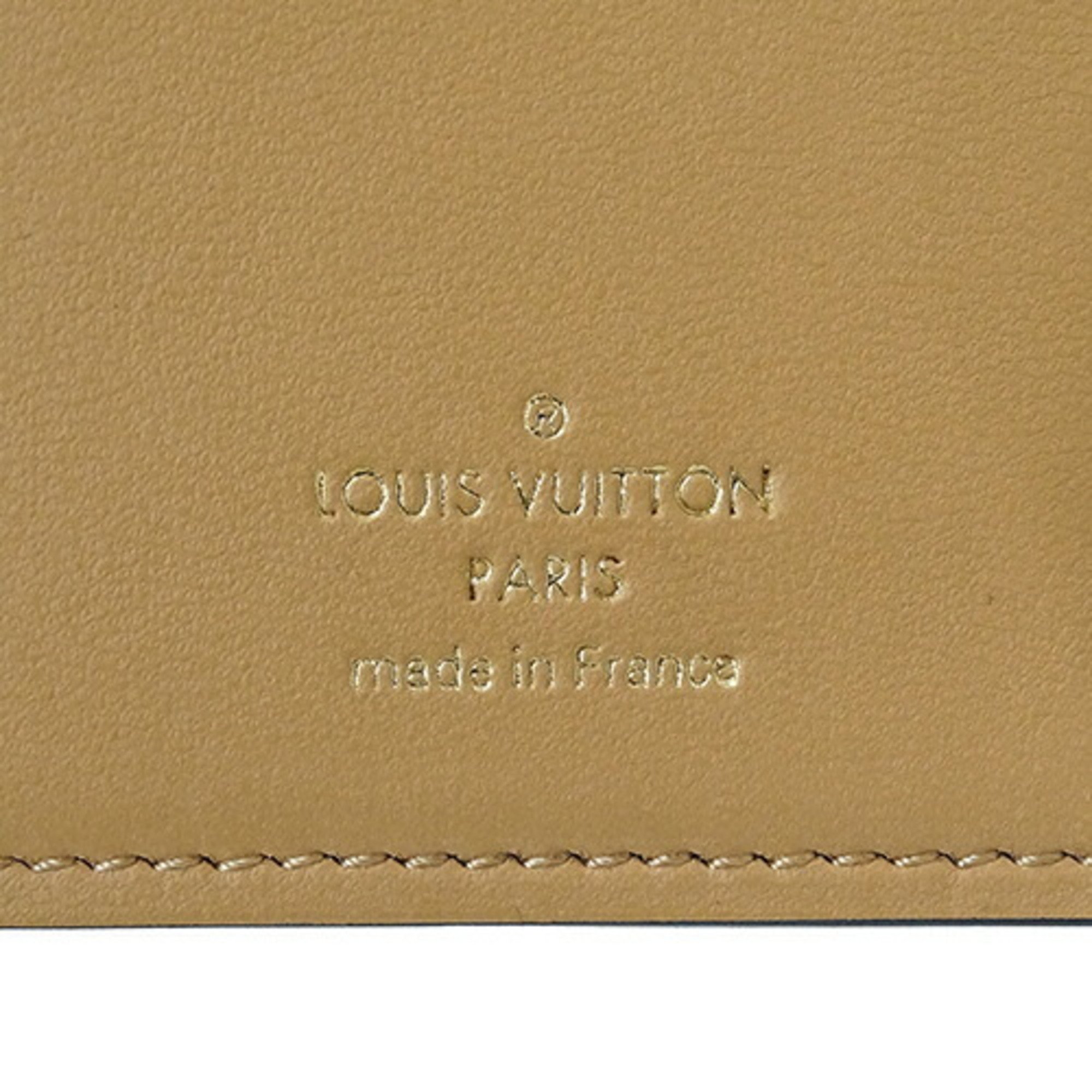 Louis Vuitton LOUIS VUITTON Wallet Women's Men's Long LV Vertical