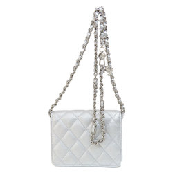 Chanel Chain Shoulder Star Motif Matelasse Bag Lambskin Women's CHANEL
