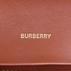 Burberry Striped Long Wallet PVC/Leather Women's BURBERRY