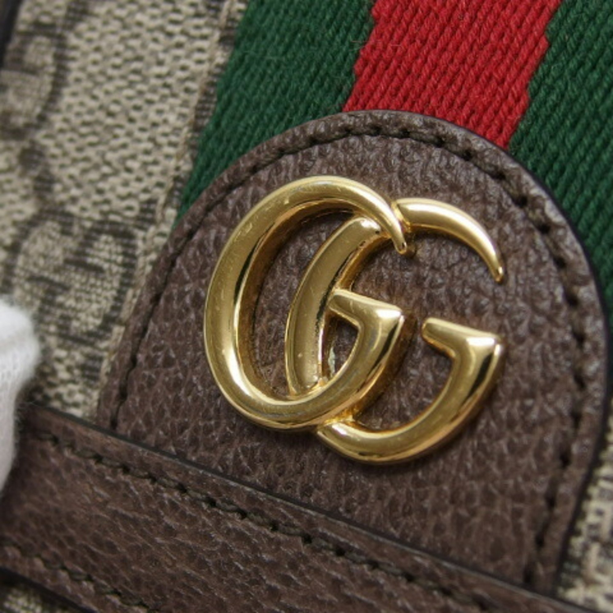 Gucci Ophidia Sherry Line Tri-Fold Compact Wallet