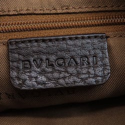 BVLGARI O Bag Tote Leather Women's