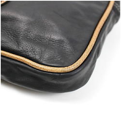 LOEWE Clutch Bag Leather Black Men's Women's Unisex