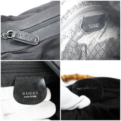 Gucci Bamboo Shoulder Bag Nylon Black 000-1998-0531 GUCCI Women's