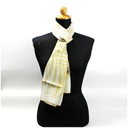 Salvatore Ferragamo Silk Rectangular Scarf Stole Shawl Animal and Plant Pattern Beige SALVATORE FERRAGAMO Women's Paper